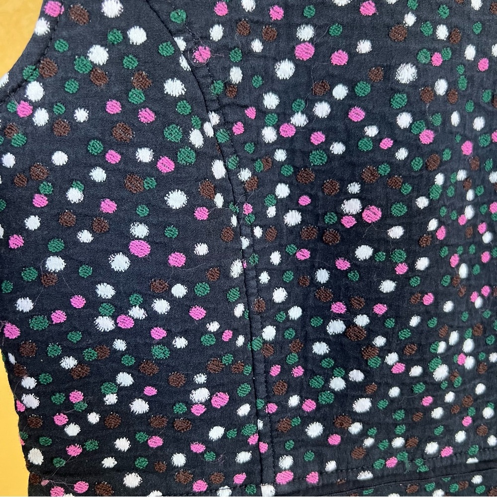 Diane Von Furstenberg Dress Pace Polka Dot Jacquard Sheath Pencil Skirt Dress - Picture 9 of 15